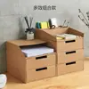 Caixa de Armazenamento de Papel A4 Gaveta Multicamadas Item de Mesa Gabinete de Mesa Caixa Organizadora de Arquivos de Papel Kraft Bonita Nova