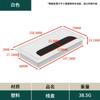 Tapa Agujero de Entrada de Cables para Escritorio de Aleación de Aluminio con Cepillo, Canaleta de Cables para Muebles, Agujero para Cables, Tapa Decorativa para Apertura de Escritorio de Oficina de 50 mm