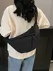 2025 Nova Tendência Estilo Japonês Personalidade Esportiva Casual Coreano Simples Elegante Bolsa de Cintura para Celular Bolsa Transversal de Peito para Mulheres