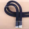 Cuerda Redonda de Nylon de Dos Colores con Cubierta de Goma de 1.0 cm, Cuerda Trenzada Elegante, Cuerda para Cintura de Pantalones Casuales, Cuerda Decorativa Multifuncional