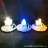Accesorios para velas electrónicas Luz nocturna Flor de fibra óptica Linterna de árbol de Navidad Base de vela Accesorios de movimiento