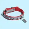 Collar Reflectante Punk con Remaches para Mascotas con Cascabel, Hebilla Ajustable, Adecuado para Gatos y Perros Pequeños, Resistente al Desgarro y No Estrangula el Cuello