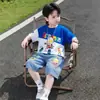 Ropa de Ultraman Conjunto de Verano para Niños 2026 Nuevo Elegante Moderno Conjunto de Verano Fresco para Niños