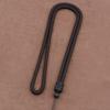 Colgante de ébano tallado de alta gama, de 5 mm, con cuerda colgante de jade para hombre, colgante para el cuello, colgante de cuerda