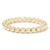 Pulsera de Piedras Naturales Mixtas de 8 mm Transfronteriza Europea y Americana para Hombres, Pulsera Elástica de Turquesa Blanca, Muy Vendida en Comercio Exterior