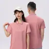 Ropa de trabajo para catering Camiseta verano comida rápida té de burbujas restaurante hot pot uniforme de camarero Seda de hielo manga corta logo