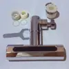 Grifo de Agua Fría y Caliente para Cocina, Boquilla Antisalpicaduras Extensible, Giratorio Universal, Aireador de Cascada para el Hogar, Conector Universal