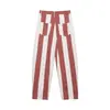 Jeans rectos holgados de cintura alta para mujer estilo europeo y americano, pantalones casuales multicolor lavados y desgastados, bestseller transfronterizo