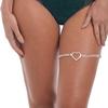 Acessórios de moda europeus e americanos tendência nova multi-camada amor perna cadeia diamante-embutido brilhante sexy cadeia do corpo cadeia do corpo