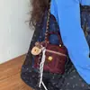 Bolsa de Mão Mini Batom Feminino de Luxo Leve Estampa de Leopardo Moda Nicho Pequena Fragrância Bolsa Acessório Transversal de Ombro Feminino