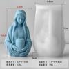 Jiahuimei Escultura Retrato Vela Molde de Silicona Cuerpo Humano Retrato Yeso Decoración Adorno Molde Transfronterizo