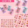 Sz387 Pegatinas Transparentes para Diario 5*5cm Pegatinas para Diario 50 Piezas en una Caja Súper Lindas para Niñas DIY Pegatinas Transparentes