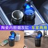 Recomendado de Venta Caliente para Coche y Hogar de Doble Propósito, Revestimiento Cerámico, Antideslizante, Antifugas, Gran Capacidad, Portátil y Duradero, Cenicero para Coche