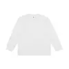 Camiseta de Manga Larga para Hombre 2026 Otoño Nueva Cuello Redondo Holgada Pulóver Camiseta Texturizada Color Sólido Japonesa de Moda