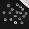 Aleación de toro de plata de Xizang, cuenta espaciadora de toro, espaciadores, accesorios, colgante, aretes, capuchón de flor, accesorios de plata de Xizang, capuchón de flor, accesorios para la mano
