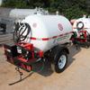 Suministro directo de fábrica remolque de tanque de agua de 1000 litros tracción eje simple remolque de tanque de aceite tanque de agua aspersor para riego de jardines