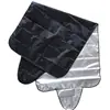Suministros para coche tela plateada recubierta protector de nieve parasol para coche protector de nieve cubierta para parabrisas delantero de coche cubierta para polvo y nieve