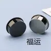Caja de Almacenamiento de Joyas, Caja Redonda Dorada para Piedras Sueltas, Caja Plateada para Gemas, Caja Metálica para Gemas, Caja de Aleación con Acabado de Espejo para Diamantes Sueltos