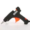 Venda direta pistola de cola pequena 20W com interruptor mini pistola de cola preta cola quente A6 pistola de cola quente elétrica atacado