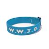 ¿Qué haría Jesús?. Pulsera de muñeca con estampado jacquard de letras, cinta, pulsera WWJD unisex, pulsera ajustable