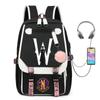 Nueva serie de televisión estadounidense de 2023 Familia Adams Miércoles Miércoles mochila gran capacidad mochila escolar para estudiantes