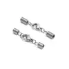 Hebilla de Acero Inoxidable Dorada Hebilla de Cuerda de Cuero Cabeza de Hebilla Pinza de Langosta Hebilla de Conexión para Pulsera Collar Clip Universal de Cuerda de Cuero para DIY