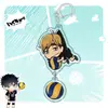 Llavero de Acrílico de Voleibol Hecho por Fans Junior Dibujo Animado Anime Periférico Lindo Colgante Accesorio