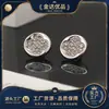 Botões de Camisa Diamante com Ponto Côncavo Botões de Metal Botões de Camisa Botões de Tricô para Suéter Jinda Acessórios de Vestuário