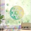 Oferta Novo ADX1079 Flor Datura Azul Claro Filme Eletrostático Vidro Decoração de Casa Adesivos de Janela Atacado