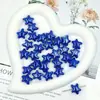 Cuentas de cerámica de estrella de mar lindas cuentas sueltas cuentas DIY hechas a mano cocidas a alta temperatura pulsera collar accesorios de joyería tejidos