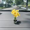 Coelhinho Novo Jasmim Controle Central Joias Curativas Carro Mini Vaso Enfeites Perfume Decoração Interior do Carro