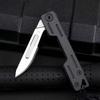 Acero Inoxidable Plegable Sin Bloqueo Portátil Cuchillo Hoja Reemplazable Mini Cuchillo Escultura Bisturí Llavero Cuchillo