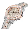 Un Producto de Dropshipping, un Nuevo Reloj de Cuarzo de Venta Caliente en Comercio Exterior Lleno de Diamantes, Lujo Ligero, Reloj para Hombre Impermeable de Moda al por Mayor