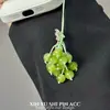 Colgante de Bolso de Cuentas con Forma de Uva Verde Colgante Fresco de Verano para Llaves Colgante para Bolso Colgante para Teléfono Móvil Accesorios