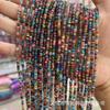 2*3MM concha de agua dulce redonda plana con cuentas moldeadas accesorios de ropa espaciador cuentas para pulsera DIY productos semiacabados al por mayor