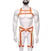 Bambú como ropa moda europea y americana arnés hueco tentación sexy SM traje divertido para adultos hombres NZN0010