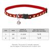 Collar para Mascota de Terciopelo Seleccionado Cuidadosamente con Lindo Moño Amazon Campana Collar para Gato Corazón Opción Moño