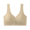 Ropa interior hermosa para mujeres de mediana edad con espalda abierta, anillos sin hebillas, sujetador tipo chaleco, sujetador de lactancia para madres de mediana edad y mayores