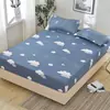 Sábana bajera ajustable de una sola pieza hecha de algodón lavado, protector de colchón para colchón Simmons, antideslizante, a prueba de polvo, funda de cama fija, funda de colchón de cobertura total