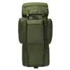 Mochila de montañismo de gran capacidad de 110L con armazón de soporte en forma de U, mochila táctica de doble hombro para ocio al aire libre, viajes y senderismo