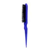 Amazon Explosões Elástico de Cabelo Pente de Cabelo Salão de Beleza Três Fileiras de Dentes Nylon Cabelo Cacheado Feminino Escova de Cabelo para Modelar