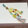 Cera de Abeja de Segunda Generación Varios Estilos Oso Bolsa de Queso Colgante Llavero DIY Exquisito Adorno de Joyería