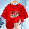 2544 # Camiseta para Niña de Manga Corta Ropa de Verano 2025 Nueva Mediana y Grande Ropa de Verano Camiseta Holgada de Manga Media Tops Estilo Occidental