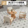 Loja de Sobremesas Estilo Creme e Chá de Leite, Conjunto de Mesa e Cadeira de Café, Bar Lounge, Bar de Livros, Área de Lazer, Cabine de Sofá para Recepção e Reuniões