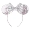 Acessórios de cabelo do Mickey transfronteiriços bordado lantejoulas laço faixa de cabeça de festa faixa de cabeça de parque de diversões férias acessórios de cabelo infantis pronta entrega