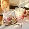 Vaso de Vidrio Simple, Taza de Leche, Vaso para Agua con Gas, Vaso de Jugo Estilo Ins, Vaso para Bebidas Frías, Vaso para Café Helado Latte Americano