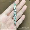 Pulsera de Calcedonia Hielo para Mujer, Color Jade, Diseño de Nicho de Lujo Ligero, Regalo para Novia o Mejor Amiga, Regalo de Cumpleaños, Pulsera de Ágata