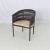 Juego de Mesa y Sillas de Ratán para Exteriores, Mesa y Sillas de Comedor Simples de Cinco Piezas para Jardín, Patio, Terraza de Hotel y Uso en Exteriores de Restaurantes
