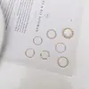 Versão coreana do anel de terno de estudante Coreia do Sul ins simples net vermelho feminino estilo frígido anel de manga de 8 peças anel empilhado