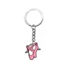 Llavero Colgante de Ballet PVC Pegamento Suave Baile Decoración DIY Hebilla Colgante para Mochila Escolar Decoración de Amazon Regalo Venta al por Mayor